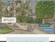 Tablet Screenshot of burtonwest.com